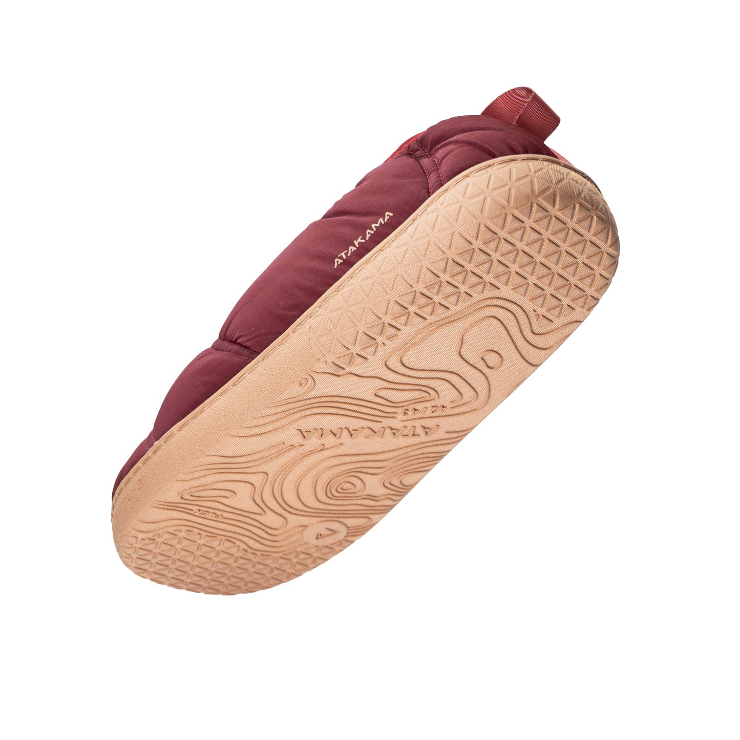 Atakama Outdoor Futaleufú FLEX – Pantufla térmica con talón burdeo