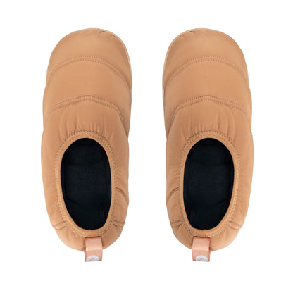 Atakama Outdoor Futaleufú FLEX – Pantufla térmica con talón café caramelo