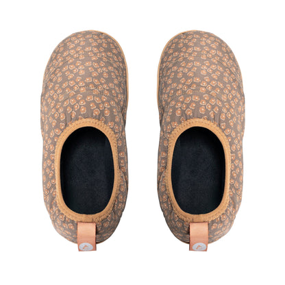Atakama Outdoor Futaleufú FLEX – Pantufla térmica con talón café print