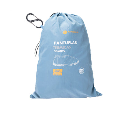 Atakama Outdoor Futaleufú FLEX – Pantufla térmica con talón celeste