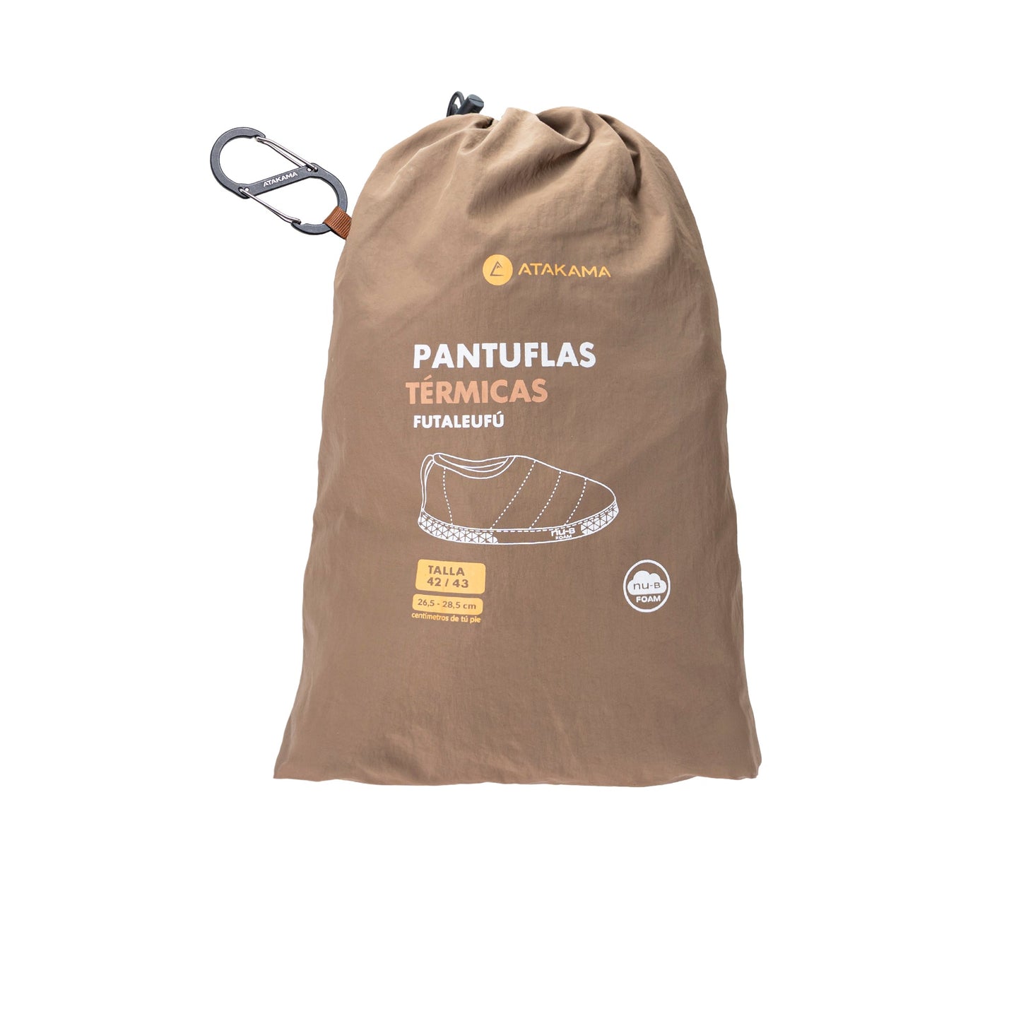 Atakama Outdoor Futaleufú FLEX – Pantufla térmica con talón verde