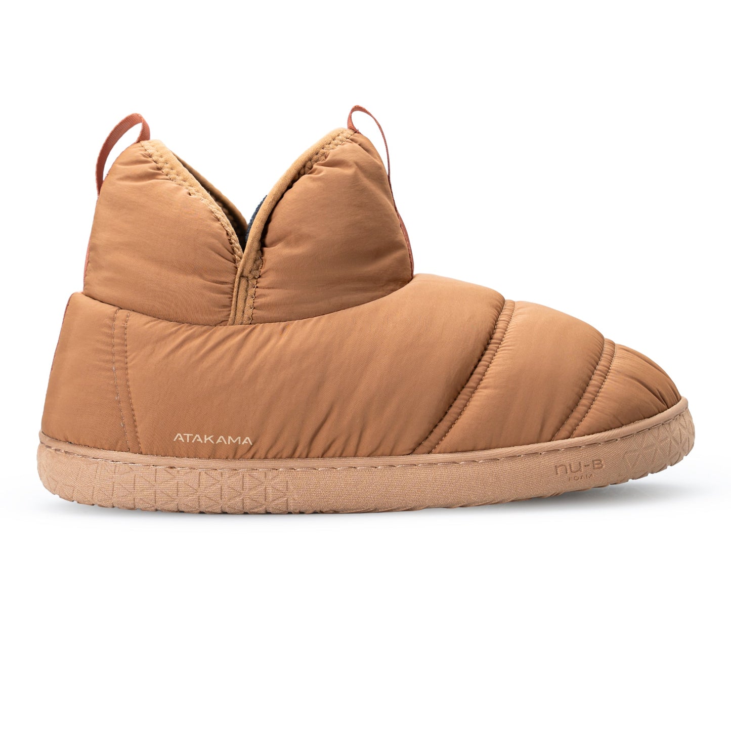 Atakama Outdoor Navarino FLEX – Pantufla térmica de caña alta café caramelo