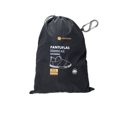 Atakama Outdoor Navarino FLEX – Pantufla térmica de caña alta negro y gris