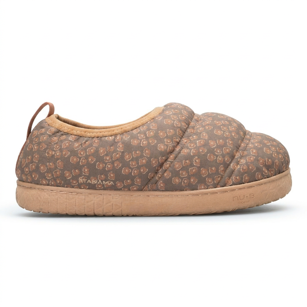 Atakama Outdoor Futaleufú FLEX – Pantufla térmica con talón café print