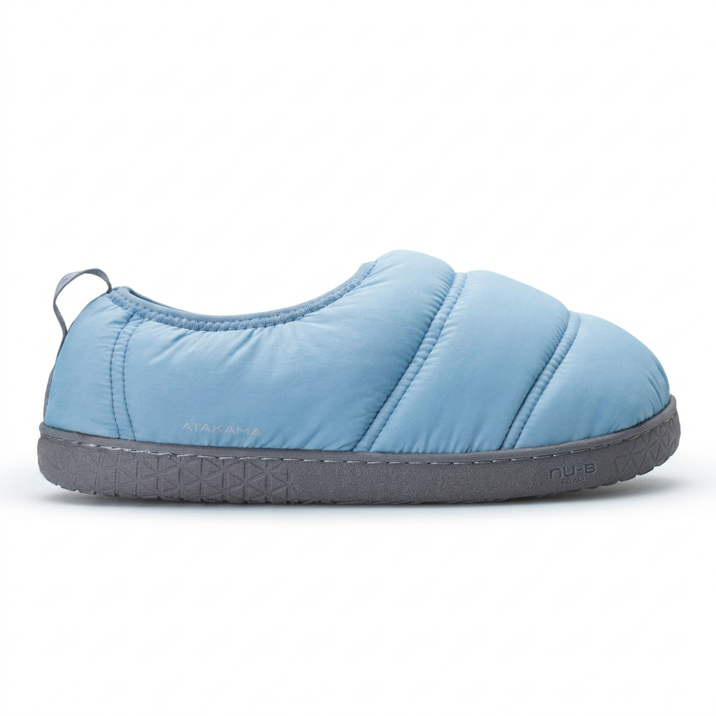 Atakama Outdoor Futaleufú FLEX – Pantufla térmica con talón celeste