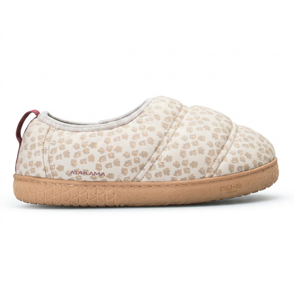 Atakama Outdoor Futaleufú FLEX – Pantufla térmica con talón print beige