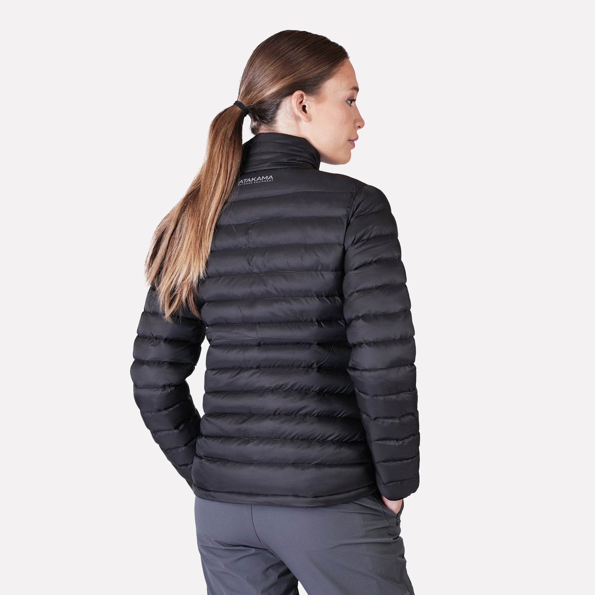 Parka Térmica Mujer Nómada Negro - Atakama Outdoor