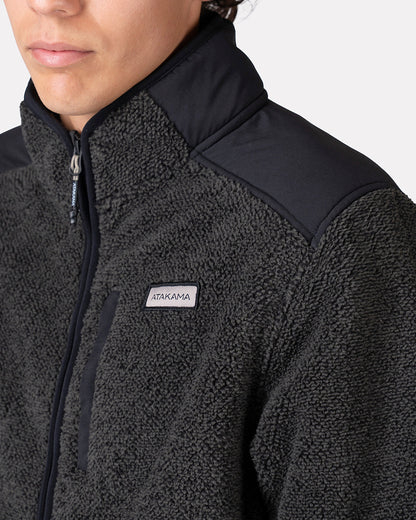 Atakama Outdoor Ventoff Patagón – Polar cortaviento de hombre negro
