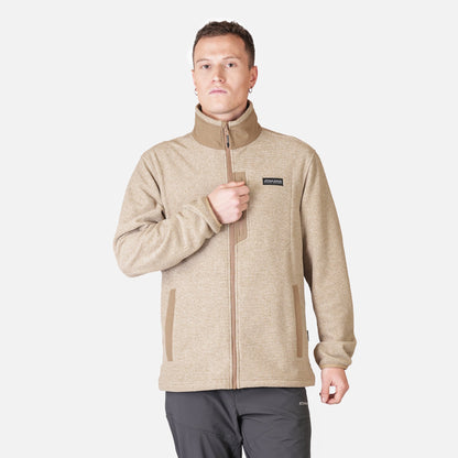 Polar Texturado Hombre Ventisquero Full Zip Café - Atakama Outdoor