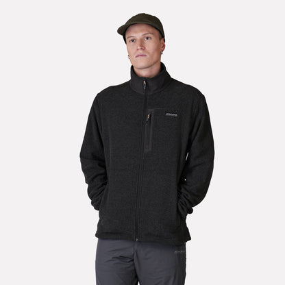 Polar Texturado Hombre Ventisquero Full Zip Gris - Atakama Outdoor