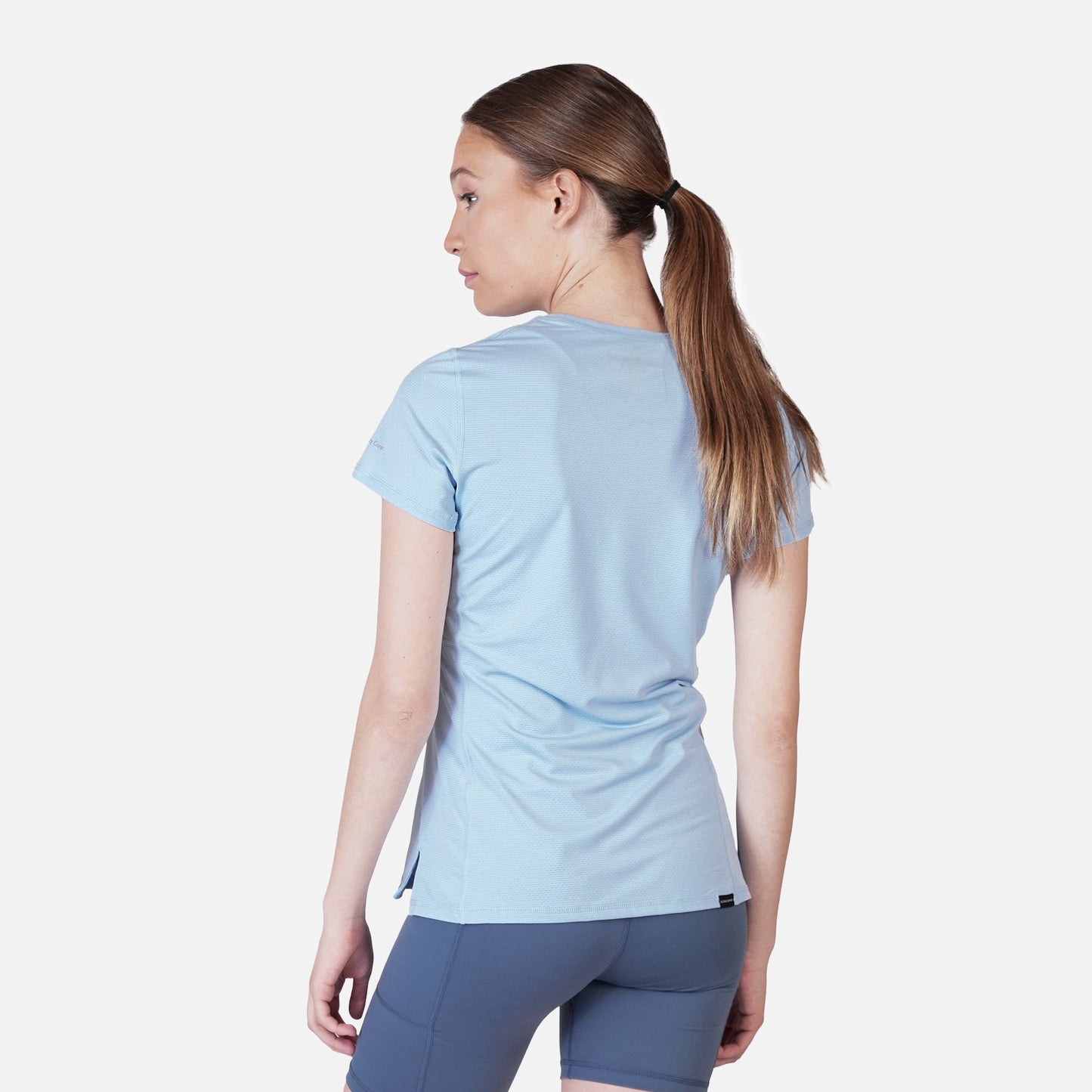 Polera Deportiva Mujer Dinámica Dry Core Celeste - Atakama Outdoor