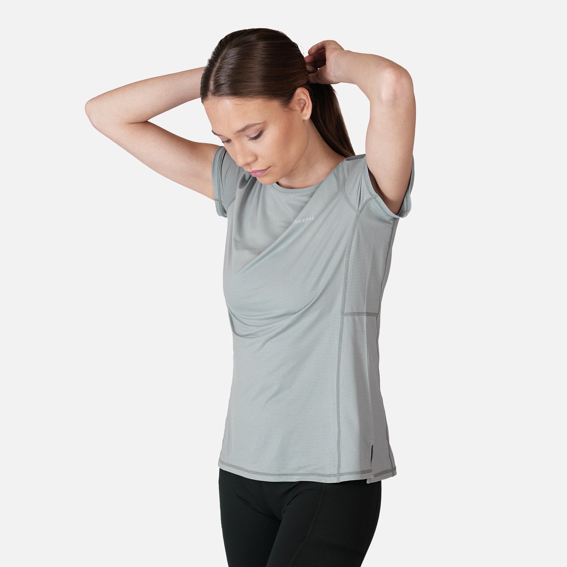Polera Deportiva Mujer Dinámica Dry Core Gris - Atakama Outdoor