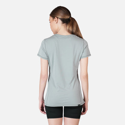 Polera Deportiva Mujer Dinámica Dry Core Gris - Atakama Outdoor
