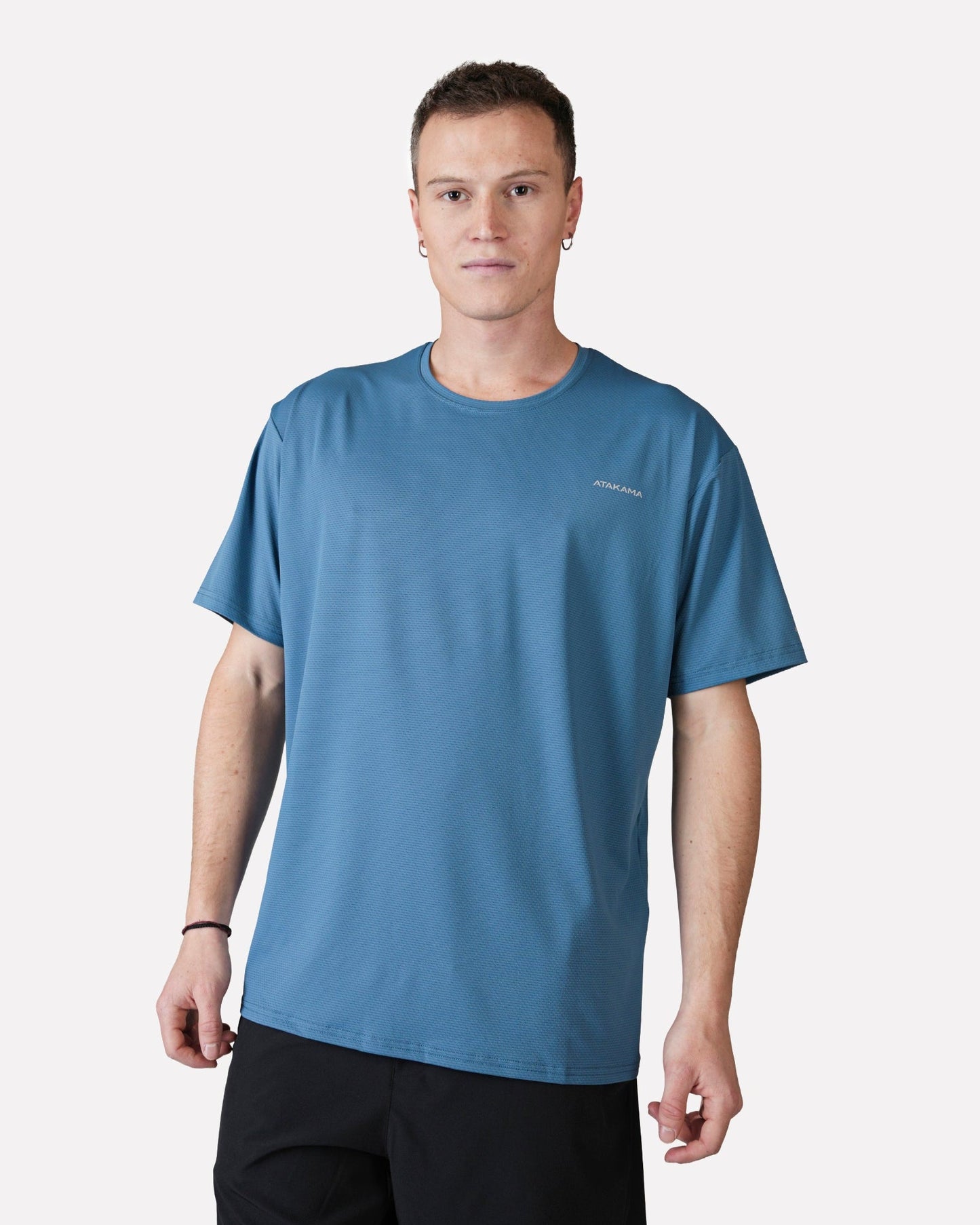 Polera Deportiva Hombre Dinámica Dry Core Azul - Atakama Outdoor