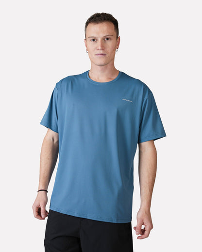 Polera Deportiva Hombre Dinámica Dry Core Azul - Atakama Outdoor