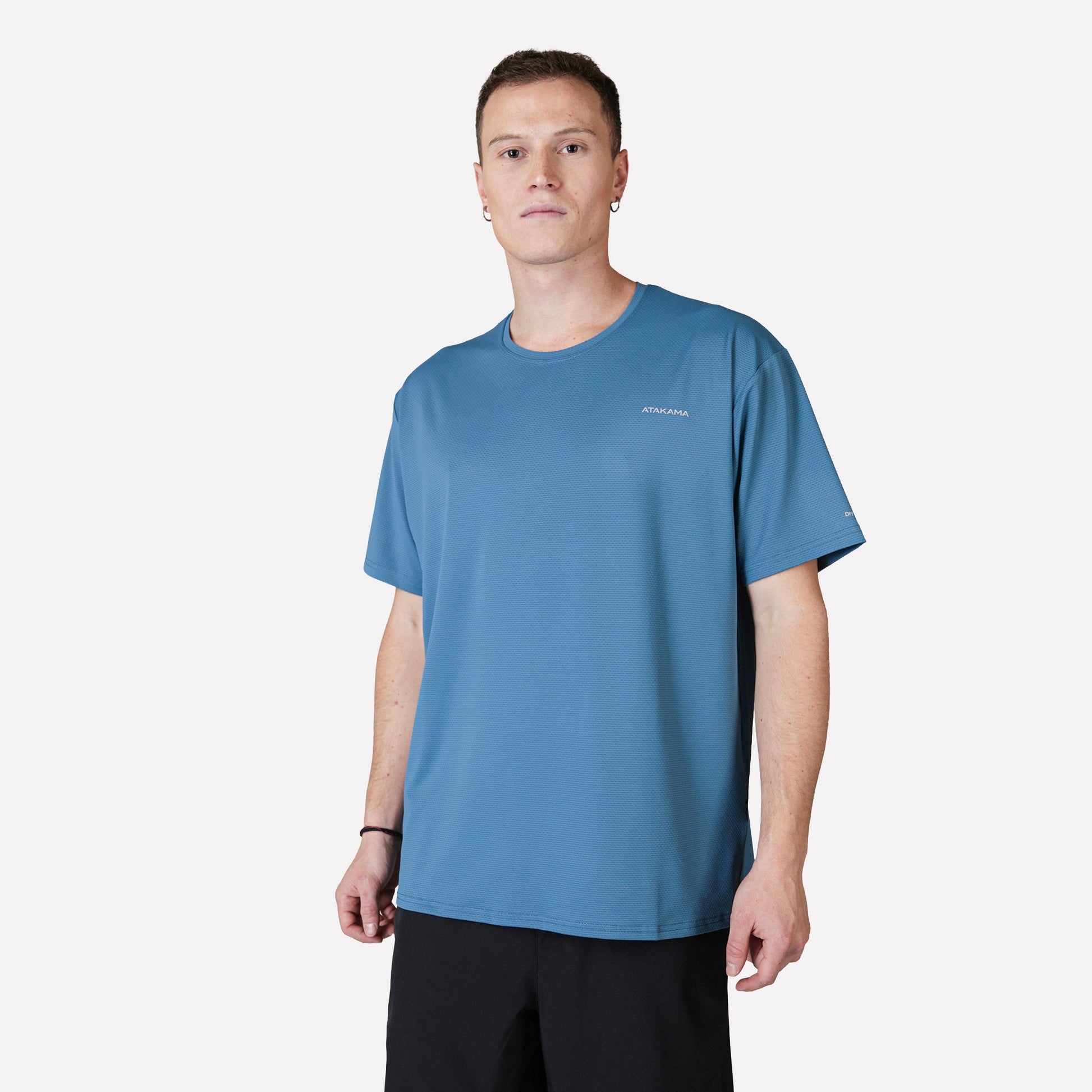 Polera Deportiva Hombre Dinámica Dry Core Azul - Atakama Outdoor