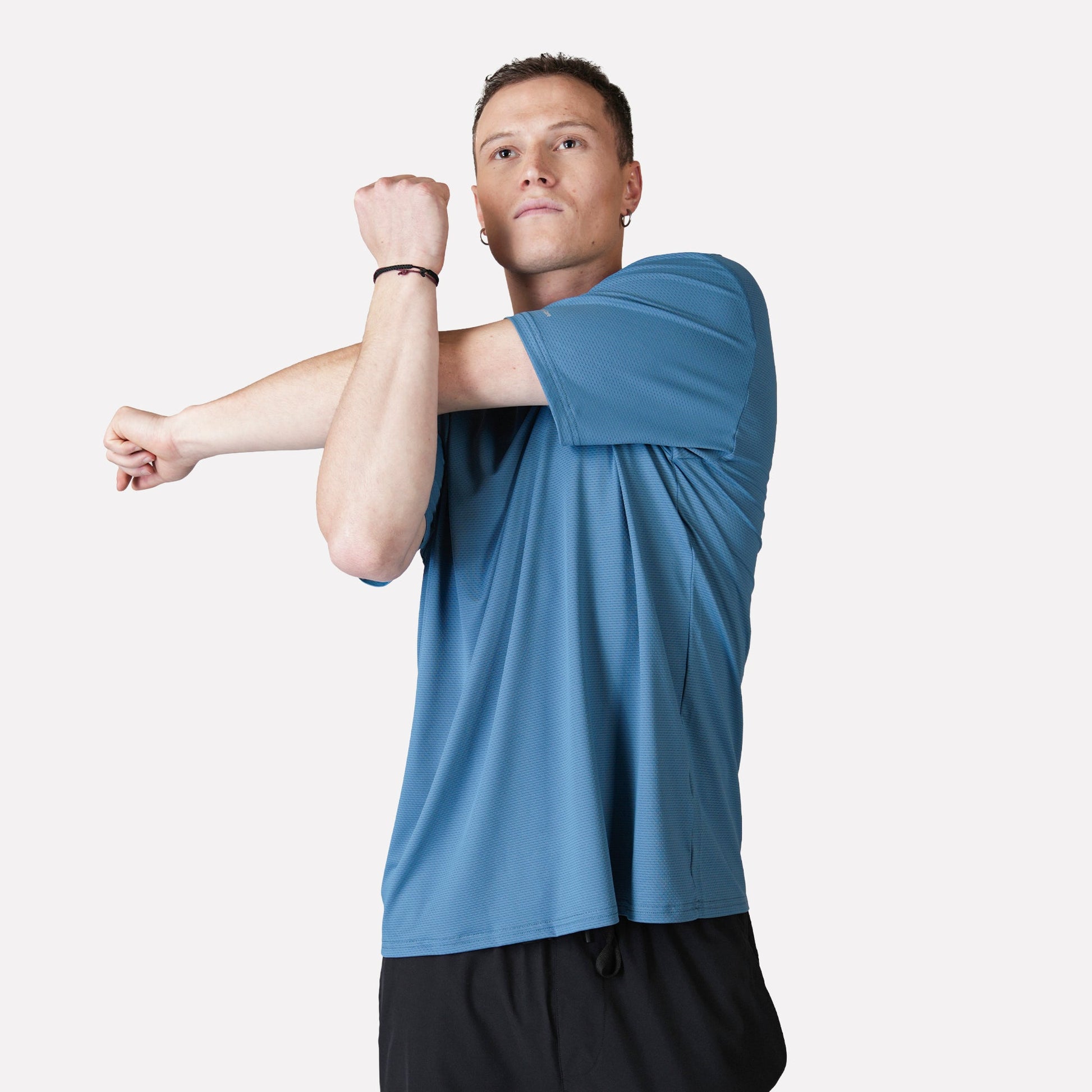 Polera Deportiva Hombre Dinámica Dry Core Azul - Atakama Outdoor