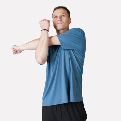 Polera Deportiva Hombre Dinámica Dry Core Azul - Atakama Outdoor