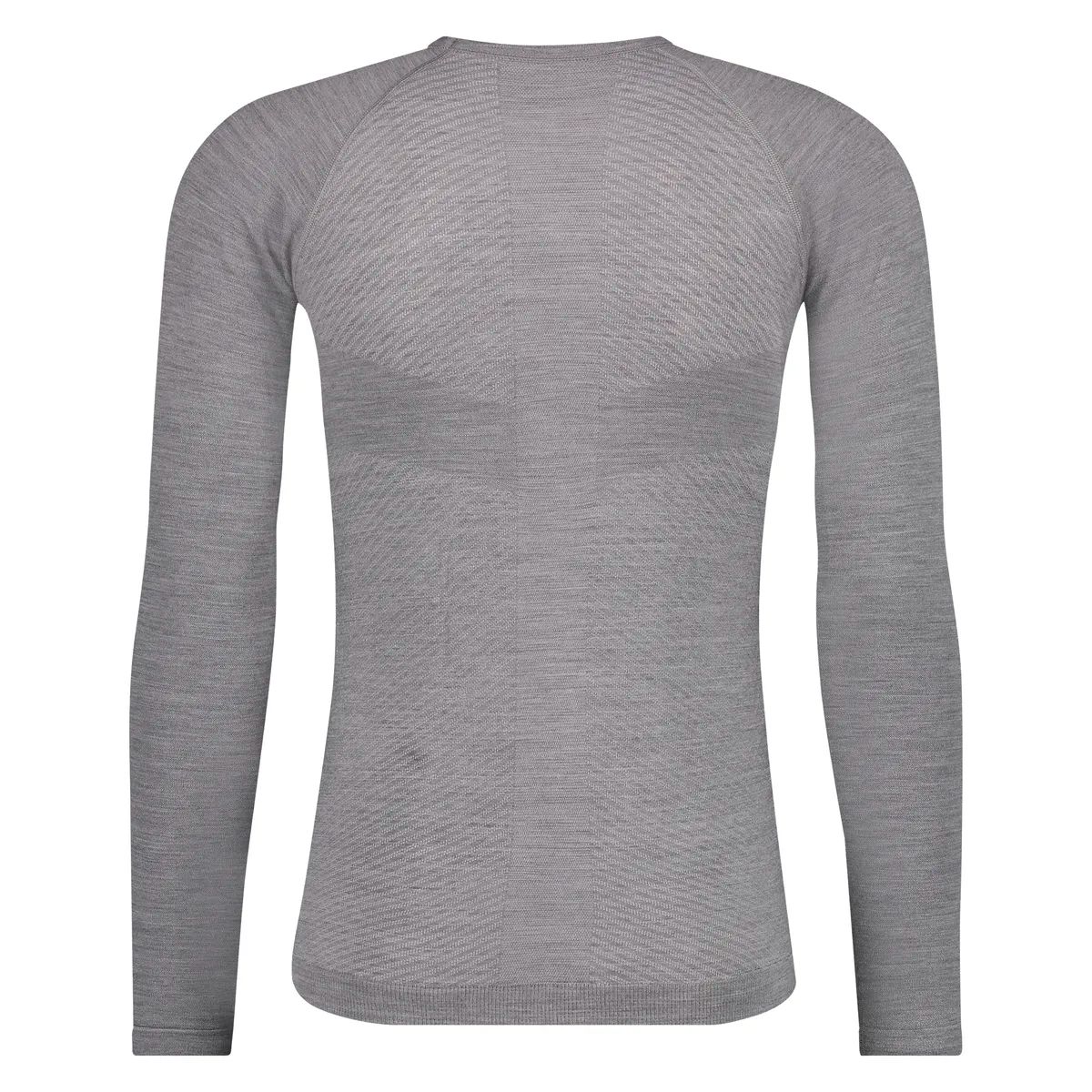 Baselayer merino AGU Winterday gris vista trasera ciclismo invierno