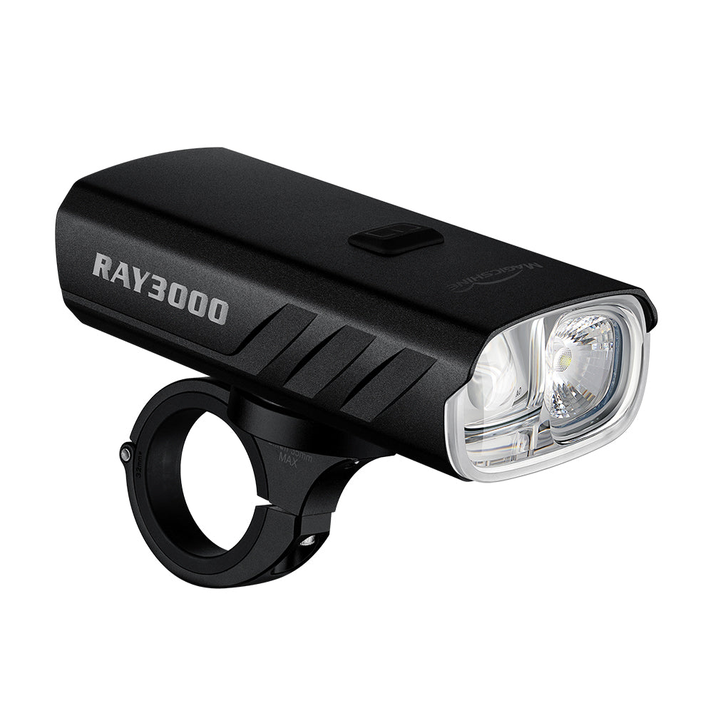 Magicshine RAY 3000 – Luz delantera de bicicleta de doble haz y gran autonomía.
