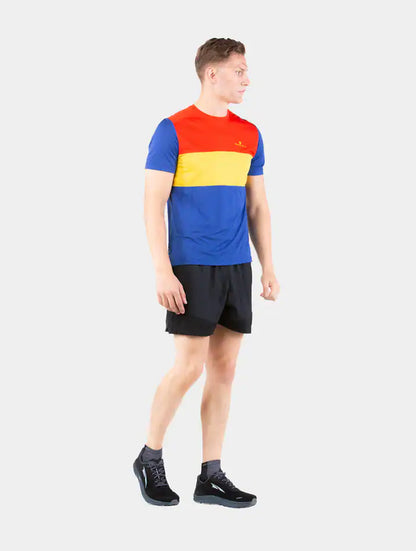 RONHILL Tech Trio – Polera manga corta de running para hombre