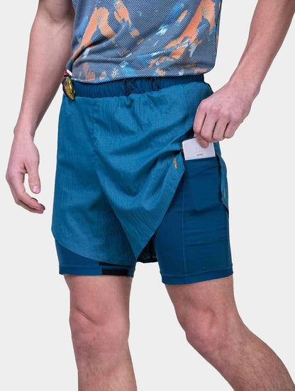 RONHILL Tech Race Twin – Short de running para hombre (2 colores)