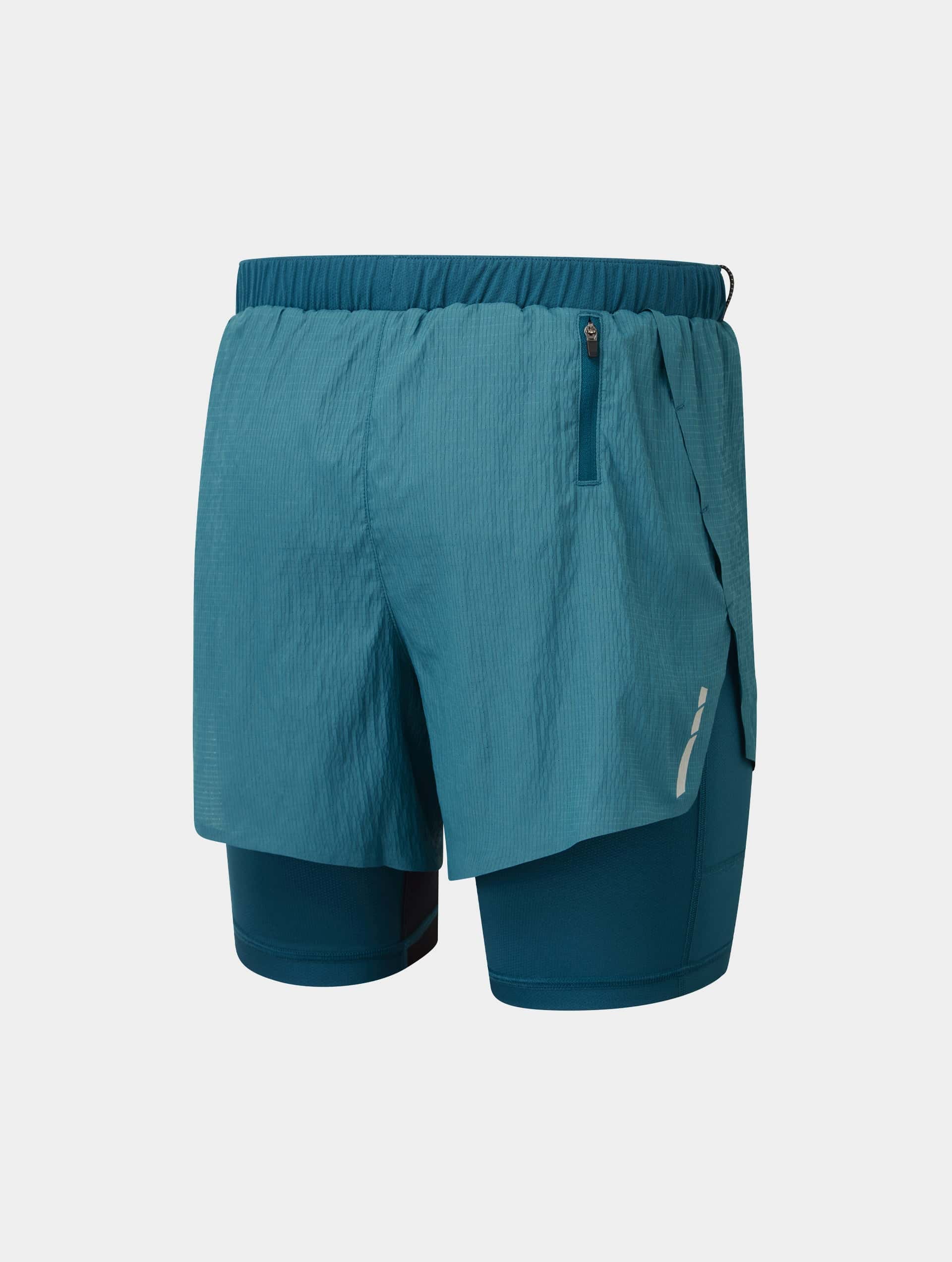 RONHILL Tech Race Twin – Short de running para hombre (2 colores)