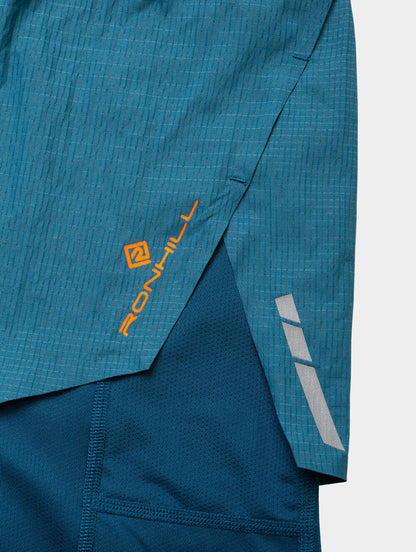 RONHILL Tech Race Twin – Short de running para hombre (2 colores)