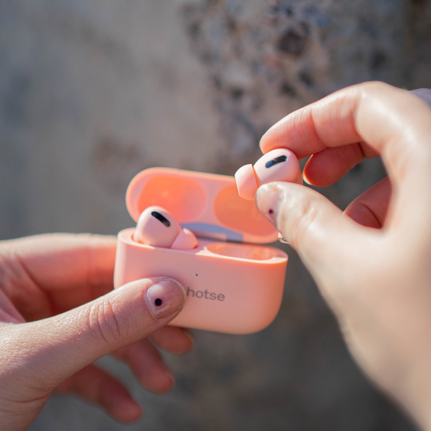 Audífonos Inalámbrico Lhotse RM7 Pro Rosado