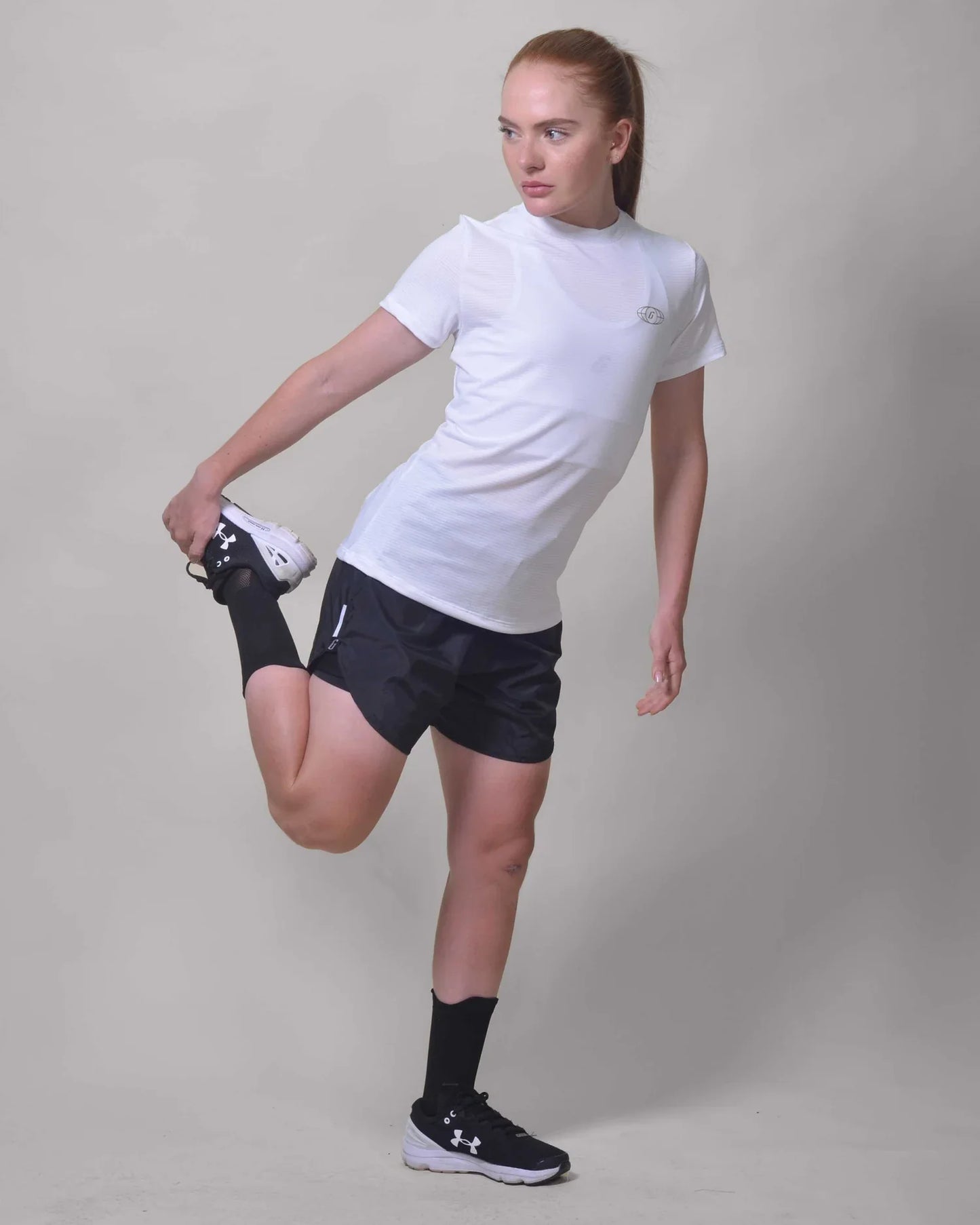 Gavia Shirt - Polera de Running Manga corta mujer (blanco)