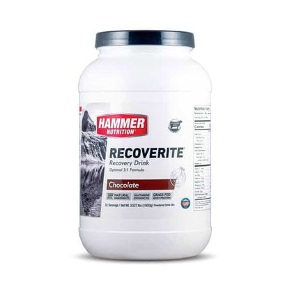 Hammer Nutrition Recoverite – Bebida de recuperación en polvo (32 porciones)