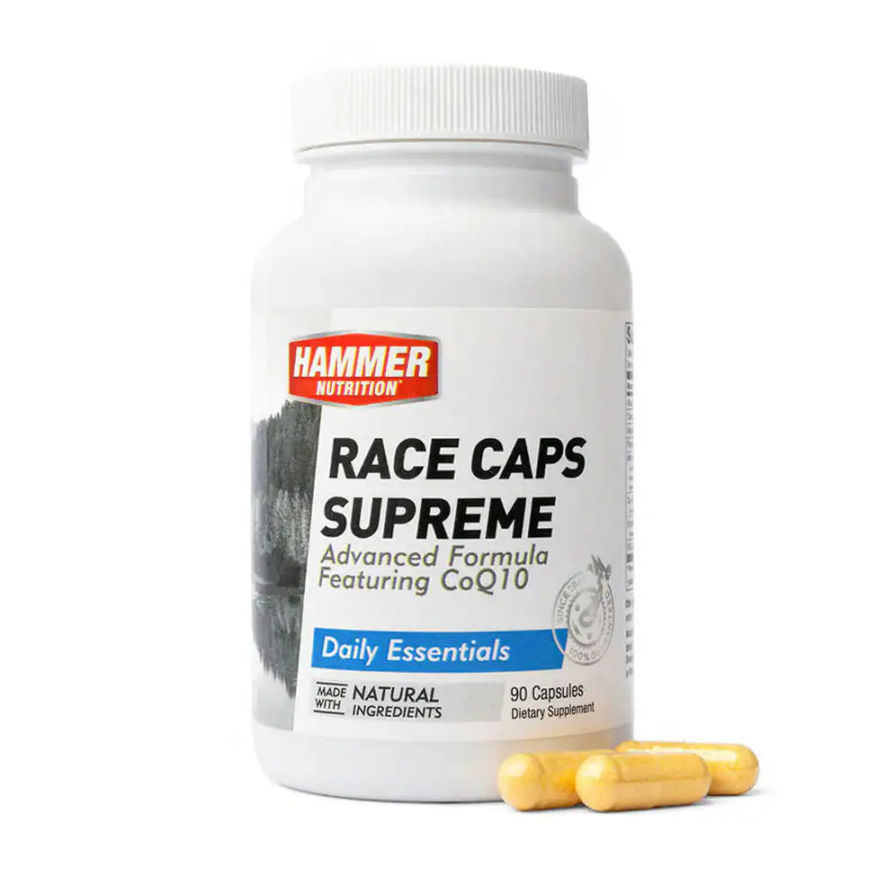 Hammer Nutrition Race Caps Supreme – Cápsulas de energía y recuperación (90 cápsulas)