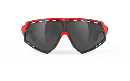 Defender Fired Red Matte Smoke Black