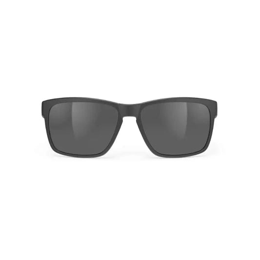 Gafas de sol deportivas negras para ciclismo y actividades al aire libre, protección UV y estilo moderno para ciclistas y deportistas.