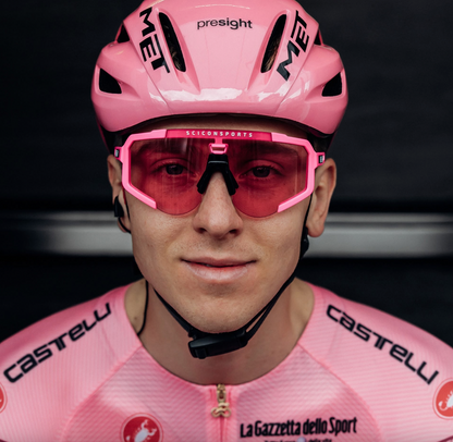 Scicon Aeroscope (Giro D´Italia Special Edition) - Anteojos deportivos de ciclismo Giro de italia (Rosados)