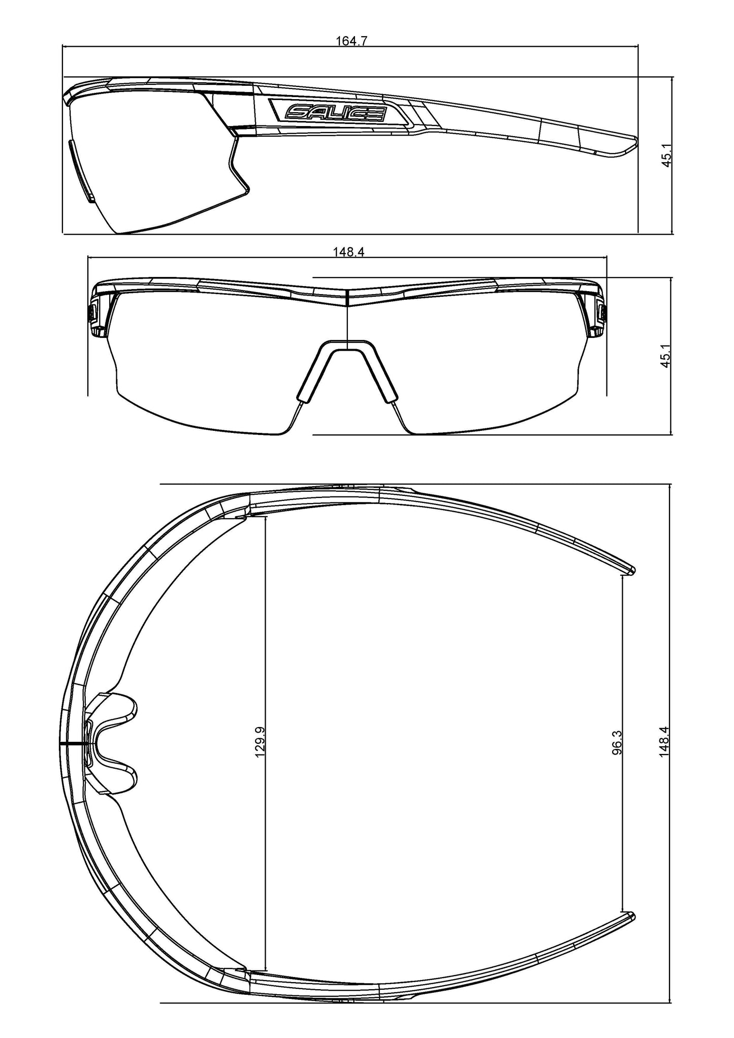Anteojos Deportivos Salice 025