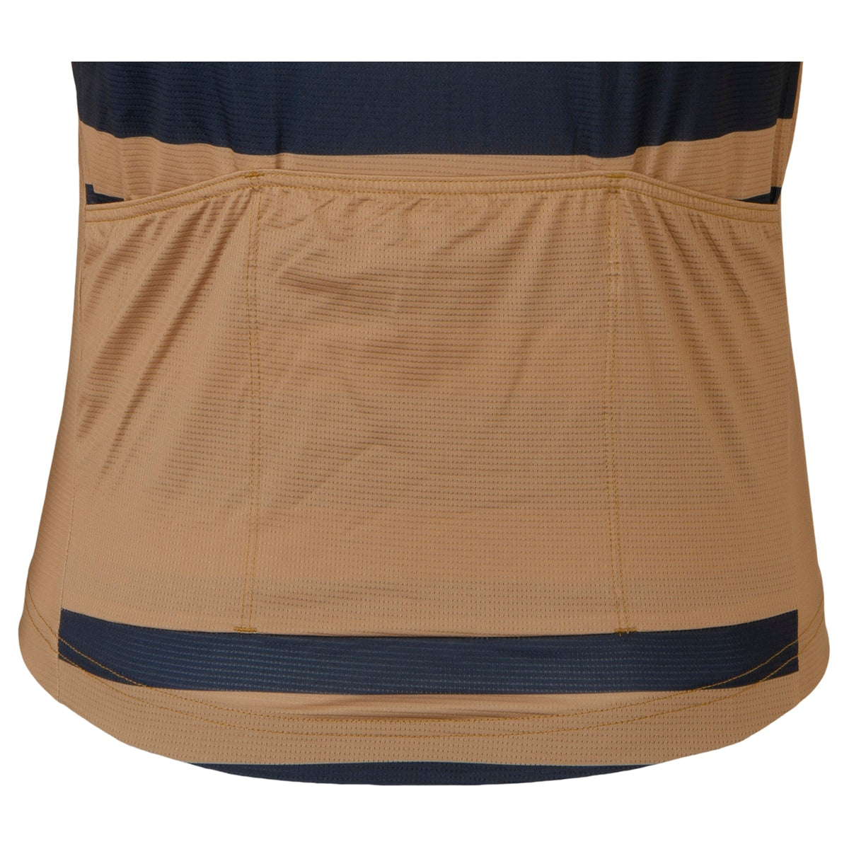 Tricota AGU Six6 Classic Toffee Blue detalle cuello y cremallera