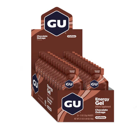 Caja de 24 Geles GU Energy Gel Original 32g Con Cafeína (8 sabores)