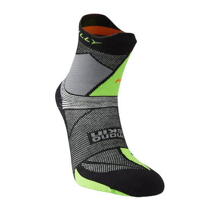 HILLY Marathon Fresh Anklet Med – Calcetines tobilleros de trail running con lana merino