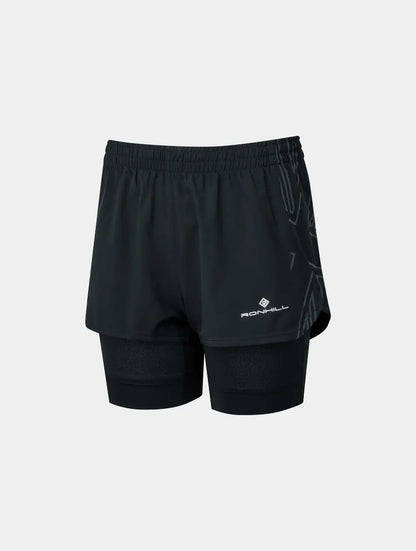 RONHILL Tech Marathon Twin – Short de running para mujer