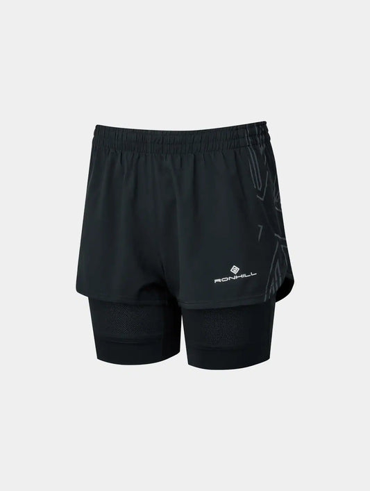 RONHILL Tech Marathon Twin – Short de running para mujer