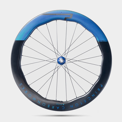 Princeton WAKE 6560 EVO - Ruedas de Ruta Aerodinámicas de carbono. Freno Disco (Diferentes colores y núcleo)