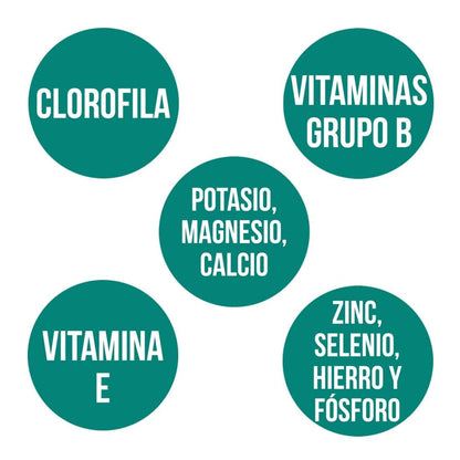 Ana María Lajusticia Espirulina – Alga vegetal rica en proteínas de alto valor biológico y minerales (160 comprimidos).