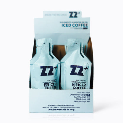 Pack 10un. Energy Gel Z2+ Iced Coffee