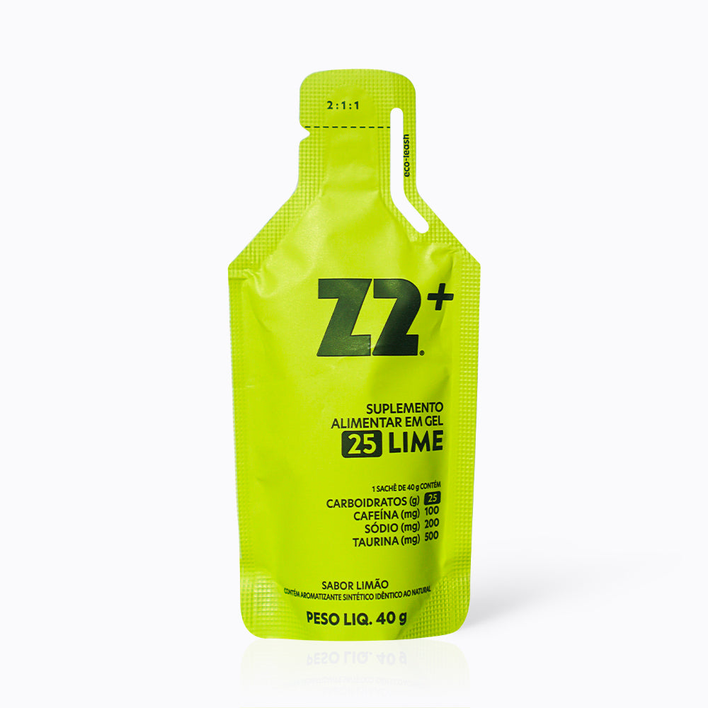 Pack 10un. Energy Gel Z2+ Lime