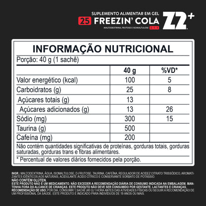 Energy Gel Z2+ Freezin' Cola