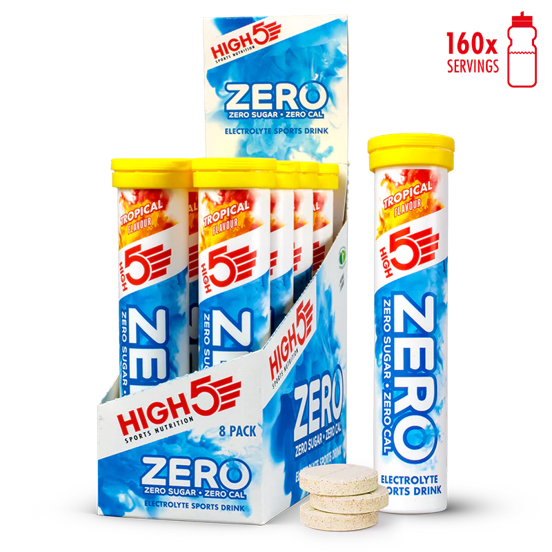 Sales electrolitos efervescentes High5 Zero (2 sabores)
