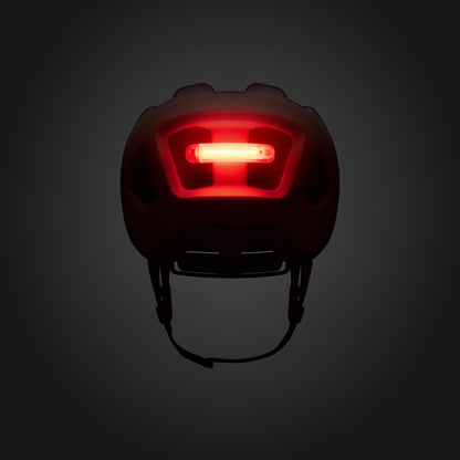 Fizik Kassis - Casco de ciclismo de montaña MTB con Luz roja incluida (Gris Mud-Sand)