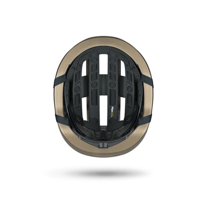 Fizik Kudo - Casco de ciclismo de ruta con Luz roja incluida (Bronce)