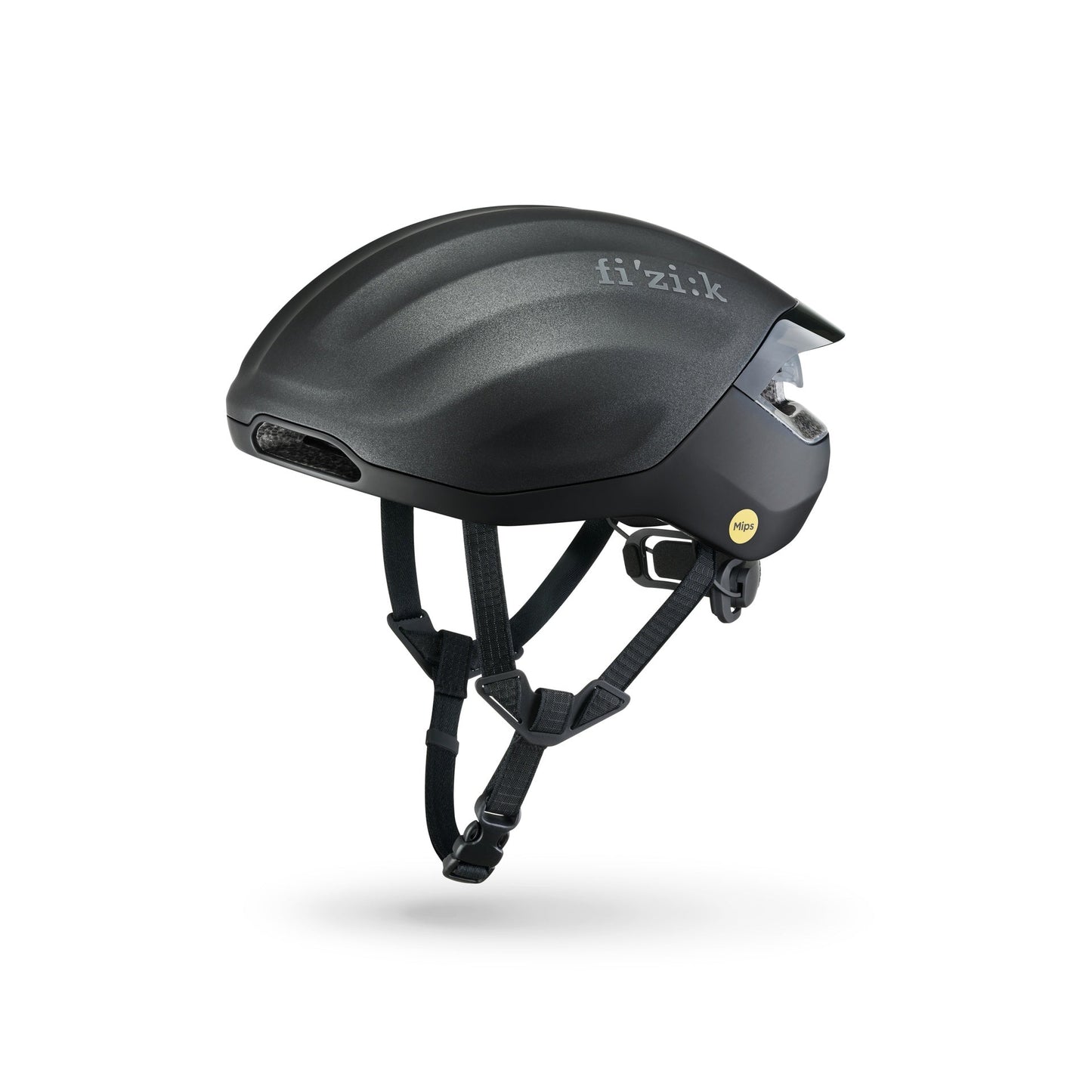 Fizik Kudo - Casco de ciclismo de ruta Aero con Luz roja incluida (Negro)